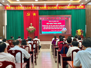 Cẩm Mỹ tham gia hội nghị toàn quốc nghiên cứu, học tập, quán triệt và triển khai thực hiện Nghị quyết Hội nghị lần thứ hai Ban Chấp hành Trung ương Đảng khóa XIV