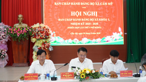 CAM MY TO CHUC HOI NGHI BAN CHAP HANH DANG BO XA LAN THU I NHIEM KY2025 2030 (2)