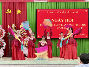 Ngày hội Toàn dân bảo vệ an ninh tổ quốc năm 2026 xã Cẩm Mỹ
