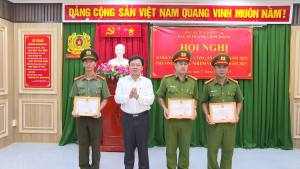 Công an phường Chơn Thành, sơ kết công tác Công an phường quý III/2025, triển khai nhiệm vụ phương hướng quý IV/2025