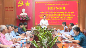 Phường Chơn Thành: triển khai kế hoạch kiểm tra việc chấp hành các quy định pháp luật về bảo vệ môi trường, đất đai, tài nguyên nước và xây dựng năm 2025