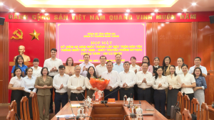 Đảng ủy phường Chơn Thành, họp mặt kỷ niệm 95 năm ngày thành lập Mặt trận dân tộc thống nhất Việt Nam