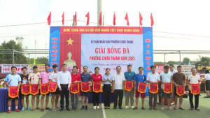 Khai mạc giải bóng đá phường Chơn Thành, năm 2025