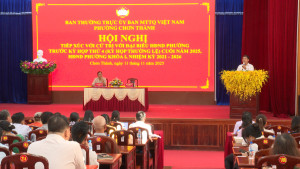 Tổ đại biểu số 02, HĐND phường Chơn Thành tiếp xúc cử tri