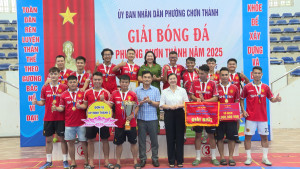 Giải bóng đá phường Chơn Thành năm 2025, thành công tốt đẹp