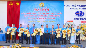 Đại hội Công đoàn cơ sở Công ty Cổ phần Phát triển Hạ tầng Kỹ thuật Becamex-Bình Phước, phường Chơn Thành