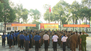 Chơn Thành: tổ chức Lễ phát động ra quân thực hiện cao điểm tấn công trấn áp tội phạm, đảm bảo ANTT năm 2026