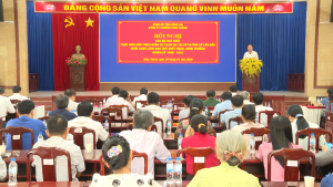 CHƠN THÀNH: HỘI NGHỊ CÁN BỘ CHỦ CHỐT THỰC HIỆN GIỚI THIỆU NHÂN SỰ THAM ỨNG CỬ LẦN ĐẦU VÀ TÁI CỬ CHỨC DANH CHỦ CHỐT HĐND, UBND PHƯỜNG, NHIỆM KỲ 2026 - 2031