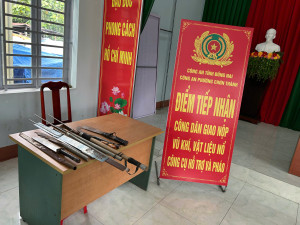 PHƯỜNG CHƠN THÀNH TRIỂN KHAI KẾ HOẠCH TUYÊN TRUYỀN, VẬN ĐỘNG GIAO NỘP VŨ KHÍ, VẬT LIỆU NỔ, CÔNG CỤ HỖ TRỢ VÀ PHÁO NĂM 2026