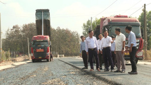THƯỜNG TRỰC ĐẢNG ỦY PHƯỜNG CHƠN THÀNH ĐI KIỂM TRA MỘT SỐ CÔNG TRÌNH DỰ KIẾN KHÁNH THÀNH DỊP TẾT NGUYÊN ĐÁN BÍNH NGỌ 2026