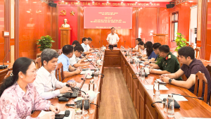 CHƠN THÀNH: HỌP BAN CHỈ ĐẠO BẦU CỬ ĐẠI BIỂU QUỐC HỘI KHÓA XVI VÀ ĐẠI BIỂU HỘI ĐỒNG NHÂN DÂN CÁC CẤP PHƯỜNG CHƠN THÀNH, NHIỆM KỲ 2026 - 2031