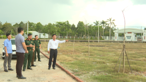 CHỦ TỊCH UBND PHƯỜNG CHƠN THÀNH NGUYỄN ANH TÀI: KIỂM TRA KHU VỰC CHUẨN BỊ HỘI TRẠI TÒNG QUÂN NĂM 2026