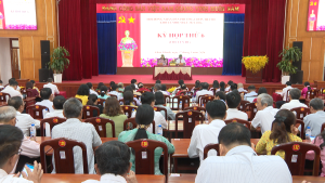 KỲ HỌP THỨ 6 (CHUYÊN ĐỀ) HĐND PHƯỜNG CHƠN THÀNH, KHÓA I, NHIỆM KỲ 2021-2026