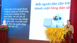 UBND PHƯỜNG CHƠN THÀNH TUYÊN TRUYỀN KẾ HOẠCH PHÁT TRIỂN KHOA HỌC – CÔNG NGHỆ, ĐỔI MỚI SÁNG TẠO VÀ CHUYỂN ĐỔI SỐ; ĐẨY MẠNH CẢI CÁCH HÀNH CHÍNH