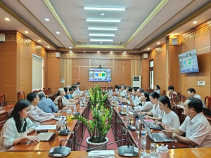 CHƠN THÀNH: THAM DỰ HỘI NGHỊ TRỰC TUYẾN TOÀN QUỐC TẬP HUẤN MỘT SỐ NỘI DUNG VỀ PHẦN MỀM PHỤC VỤ CÔNG TÁC BẦU CỬ