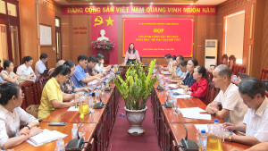 CHƠN THÀNH: HỌP CHUẨN BỊ CHO CÔNG TÁC TỔ CHỨC KHAI MẠC - BẾ MẠC ĐẠI HỘI TDTT PHƯỜNG, LẦN THỨ I, NĂM 2026
