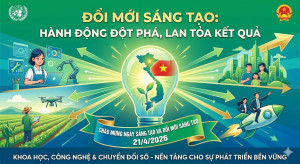 Hưởng ứng Ngày Sáng tạo và Đổi mới sáng tạo thế giới (21/4/2026)