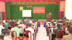 TUYÊN TRUYỀN CAO ĐIỂM TẤN CÔNG, TRẤN ÁP TỘI PHẠM ĐẢM BẢO AN NINH TRẬT TỰ