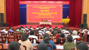 ĐẠI BIỂU QUỐC HỘI TIẾP XÚC CỬ TRI PHƯỜNG CHƠN THÀNH