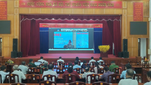 CHƠN THÀNH: THAM DỰ HỘI NGHỊ TRỰC TUYẾN TẬP HUẤN BÁO CÁO...