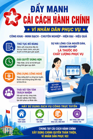 KẾ HOẠCH CẢI CÁCH HÀNH CHÍNH NĂM 2026