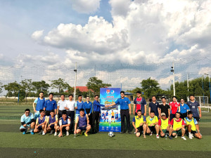 Tuổi trẻ Chơn Thành giao lưu bóng đá hưởng ứng Tháng Công nhân năm 2026