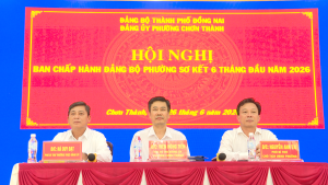 HỘI NGHỊ BAN CHẤP HÀNH ĐẢNG BỘ PHƯỜNG CHƠN THÀNH (MỞ RỘNG) LẦN THỨ 8, NHIỆM KỲ 2025-2030