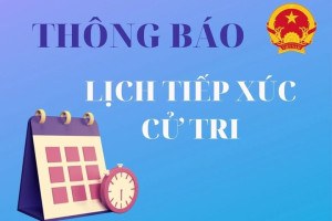 Thông báo lịch tổ chức tiếp xúc cử tri với đại biểu HĐND thành phố Đồng Nai khóa I, Nhiệm kỳ 2026-2031 trước kỳ họp thường lệ giữa năm 2026
