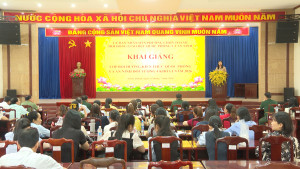 CHƠN THÀNH: KHAI GIẢNG LỚP BỒI DƯỠNG, CẬP NHẬT KIẾN THỨC QUỐC PHÒNG VÀ AN NINH CHO ĐỐI TƯỢNG 4, KHÓA I NĂM 2026