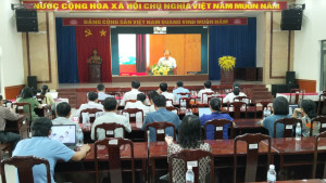 CHƠN THÀNH: THAM DỰ HỘI NGHỊ TRỰC TUYẾN TOÀN QUỐC SƠ KẾT CÔNG TÁC TUYÊN GIÁO VÀ DÂN VẬN 6 THÁNG ĐẦU NĂM 2026