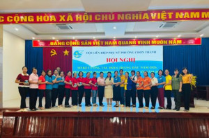 HỘI LIÊN HIỆP PHỤ NỮ PHƯỜNG CHƠN THÀNH TỔ CHỨC HỘI NGHỊ SƠ KẾT CÔNG TÁC HỘI VÀ PHONG TRÀO PHỤ NỮ 6 THÁNG ĐẦU NĂM 2026