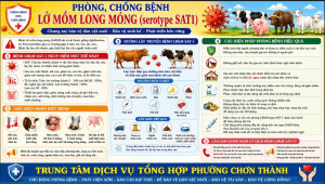 TUYÊN TRUYỀN: PHÒNG, CHỐNG BỆNH LỞ MỒM LONG MÓNG (SEROTYPE SAT1)