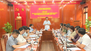 CHƠN THÀNH: HỌP BAN CHỈ ĐẠO CÔNG TÁC GIẢI PHÓNG MẶT BẰNG CÁC...