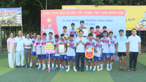 TRƯỜNG TH&THCS LƯƠNG THẾ VINH, ĐẠT GIẢI NHẤT, CÚP VÀNG GIẢI BÓNG ĐÁ THIẾU NIÊN, NHI ĐỒNG PHƯỜNG CHƠN THÀNH NĂM 2026