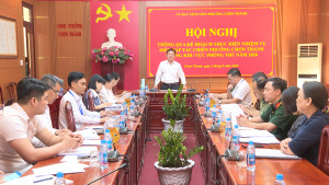 CHƠN THÀNH: THÔNG QUA KẾ HOẠCH THỰC HIỆN NHIỆM VỤ DIỄN TẬP TÁC CHIẾN PHƯỜNG TRONG KHU VỰC PHÒNG THỦ NĂM 2026