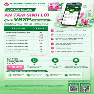 GỬI TIỀN TIẾT KIỆM TẠI NGÂN HÀNG CHÍNH SÁCH XÃ HỘI CHƠN THÀNH – TẠO NGUỒN VỐN, GÓP PHẦN BẢO ĐẢM AN SINH XÃ HỘI
