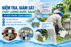 PHƯỜNG CHƠN THÀNH KIỂM TRA, GIÁM SÁT CHẤT LƯỢNG NƯỚC SẠCH SỬ DỤNG CHO MỤC ĐÍCH SINH HOẠT