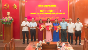 ĐẢNG ỦY PHƯỜNG CHƠN THÀNH CÔNG BỐ CÁC QUYẾT ĐỊNH VỀ CÔNG TÁC CÁN BỘ