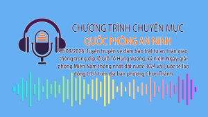Tuyên truyền về đảm bảo trật tự an toàn giao thông trong dịp lễ Giỗ Tổ Hùng Vương, kỷ niệm Ngày giải phóng Miền Nam thống nhất đất nước 30/4 và Quốc tế lao động 01/5 trên địa bàn phường Chơn Thành