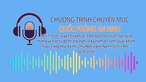 tuyên truyền về: Đảm bảo trật tự an toàn giao thông và trật tự đô thị dịp nghỉ lễ kỷ niệm 81 năm Quốc khánh nước Cộng Hoà Xã Hội Chủ Nghĩa Việt Nam (02/9/1945 – 02/9/2026)
