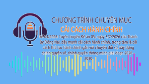 Đẩy mạnh cải cách hành chính, trọng tâm là cải cách thủ tục hành chính gắn với chuyển đổi số, xây dựng chính quyền số, chính quyền thông minh giai đoạn 2026 – 2030