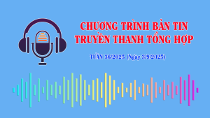 CHƯƠNG TRÌNH BẢN TIN TRUYỀN THANH TỔNG HỢP TUẦN 36/2025 (Ngày 3/9/2025)