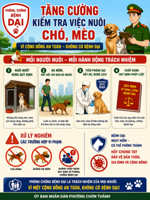 Bài phát thanh: Chủ động phòng chống bệnh dại