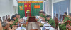 Đồng chí Hồ Quốc Tân-  Chủ tịch UBND xã Đại Phước  phát biểu chỉ đạo tại hội nghị
