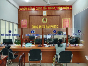 Công an xã Đại Phước vì Nhân dân phục vụ