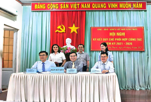 Hội nghị ký kết Quy chế phối hợp.