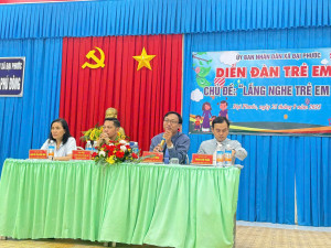 XÃ ĐẠI PHƯỚC TỔ CHỨC DIỄN ĐÀN TRẺ EM NĂM 2025