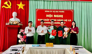 Chỉ định bổ sung BCH Đảng bộ, BTV Đảng ủy xã Đại Phước