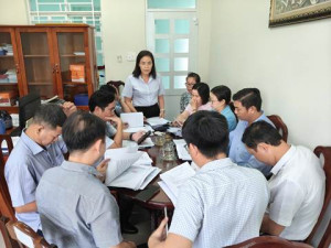 Ban VHXH HĐND xã họp thẩm tra các nội dung trình kỳ họp thứ 3