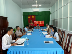 Lãnh đạo Đảng ủy xã Đại Phước tiếp công dân